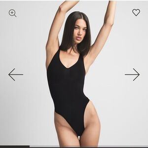 SKIMS Black Shapewear Bodysuit